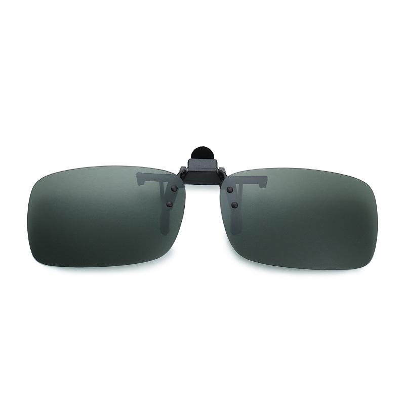 Yellow Clip On Sunglasses Polarized Night Vision Driving Glasses Anti Glare Uv400 Eyewear For Prescription Lens Men Women Use