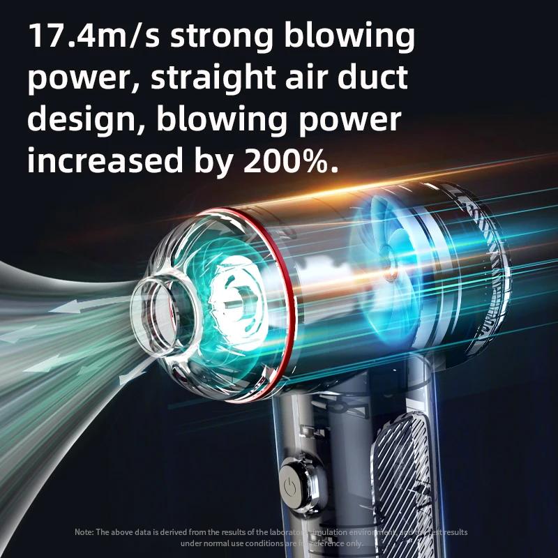 Car Wireless Vacuum Cleaner Strong Suction Handheld Wet Dry Auto Vacuum Dual Use Mini Cordless Auto Vacuum Cleaner For Car