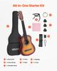VEVOR Classical Guitar, 780 Mm, Wood Classical Guitar Starter Kit for Beginners, with Nylon Strings, Gig Bag, Strap, Tuner, Extra Strings, Picks