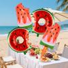 2/4pcs Summer Fruit Watermelon Ice Cream Balloon Set Hawaii Party Decoration Birthday Party Photo Props
