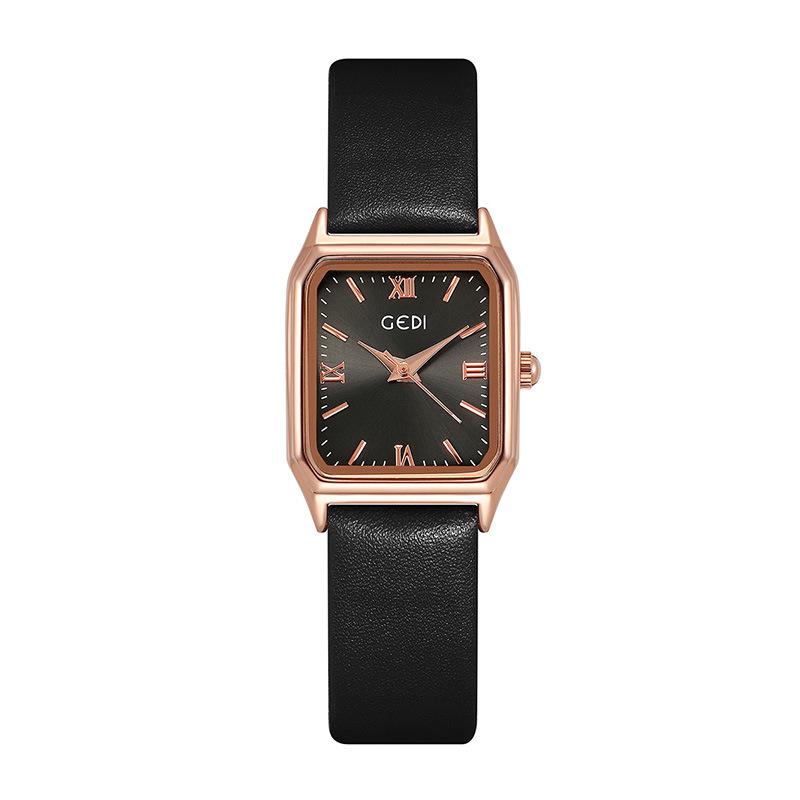 Fashion Small Sugar Cube Ladies Niche Light Luxury Small Square Watch Student Exam Waterproof Quartz Watch