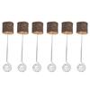 20 Stück Premium Holz Tischkartenhalter mit Wirbel-Draht Namenskarten Fotohalter für Hochzeit Geburtstag Festival