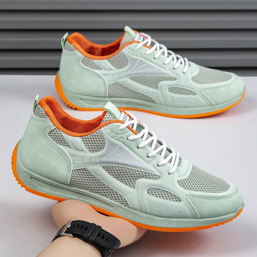 

Forrest Gump men s shoes 2025 new summer men s mesh breathable casual sports shoes running teen dad shoes 44 зелёный