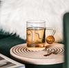 Printed Transparent Creative Resistant Glass Tea Tea Drink Breakfast Beer Glass Ice Glass Cup Holder Drink Milk Milk Cup Juice | Beer Bowls (Transpare
