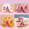 Adorable Children's Slippers For Girls Featuring Soft Eva Slip-on Design And Summer Colors