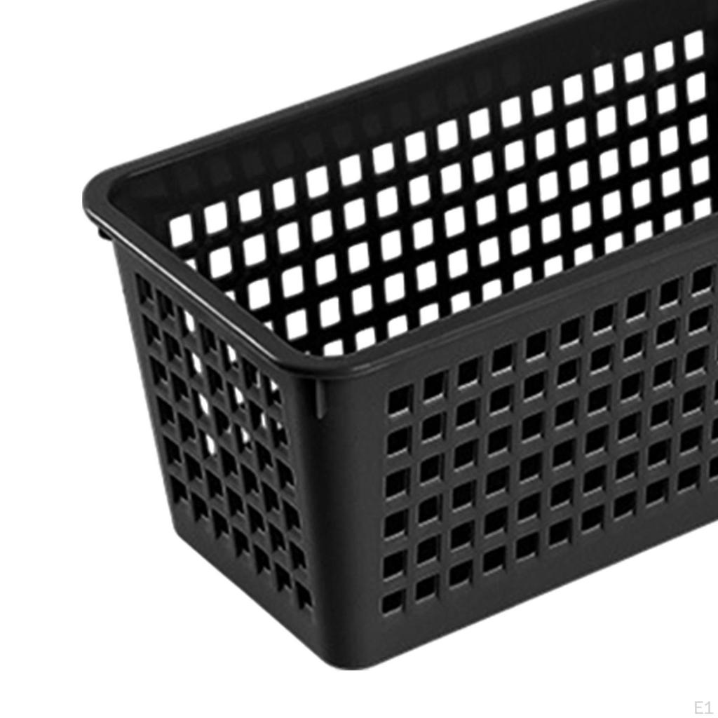 6 Pieces Desktop Storage Basket Bins Functional Trays Bathroom Racks Makeup Organizer