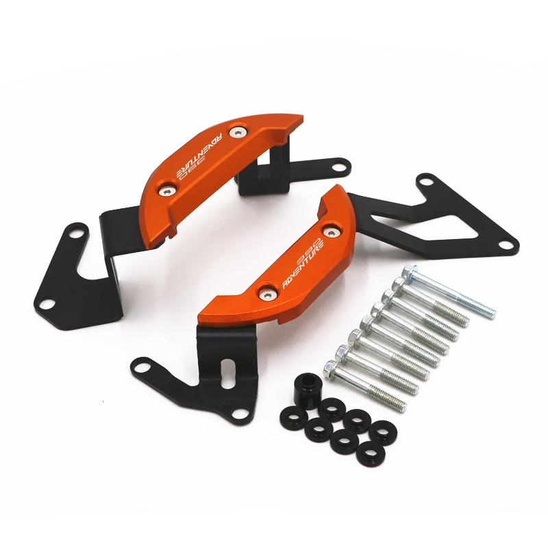 

Крышка статора двигателя, левая и правая боковая защита для KTM DUKE390 DUKE250 DUKE Adventure 390 250 adv, защита двигателя ADV LOGO Orange