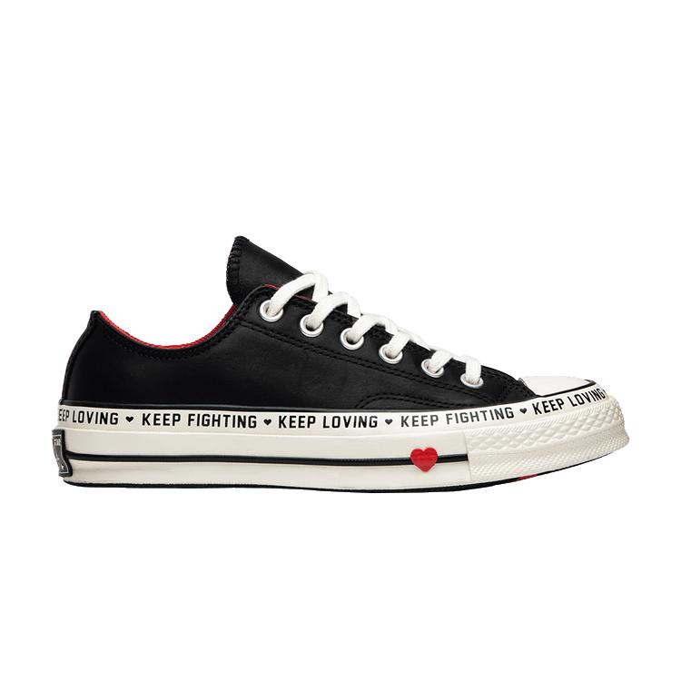 

Converse Chuck 70 Low Love Graphic - Черные женские кроссовки 563473C