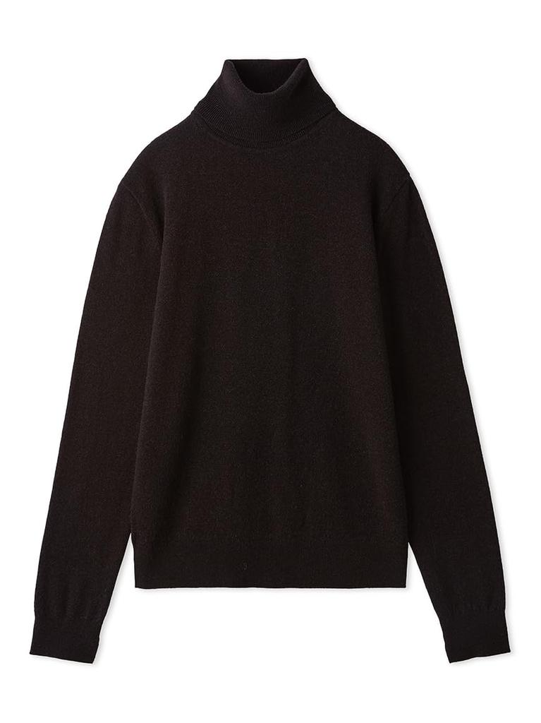 Mira Owen Wool Basic Turtleneck Knit 09WNT254307 DBRW 0 100%