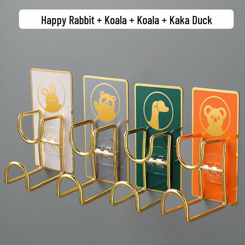 

Punch-Free Stainless Steel Bathroom Storage Shelf