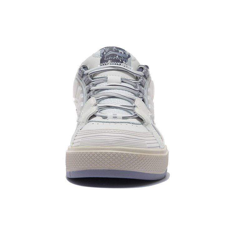Li Ning Millennial Era TPU Fashion Abrasion Resistant Breathable Low Top Casual Shoes Men's White AZGS009-2