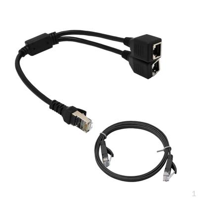 Network Y Splitter Adapter, 1 Female To 2 Connector, Suitable for ,
