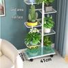 Wrought Iron Multi-layer Flower Stand Shelf for Indoor and Balcony Plant Display