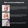 5-in-1 Haarstyler, Airwrap Air Styler mit Heißluftbürste, Haartrockner, Glätteisen, Lockenwickler (Weißgold)