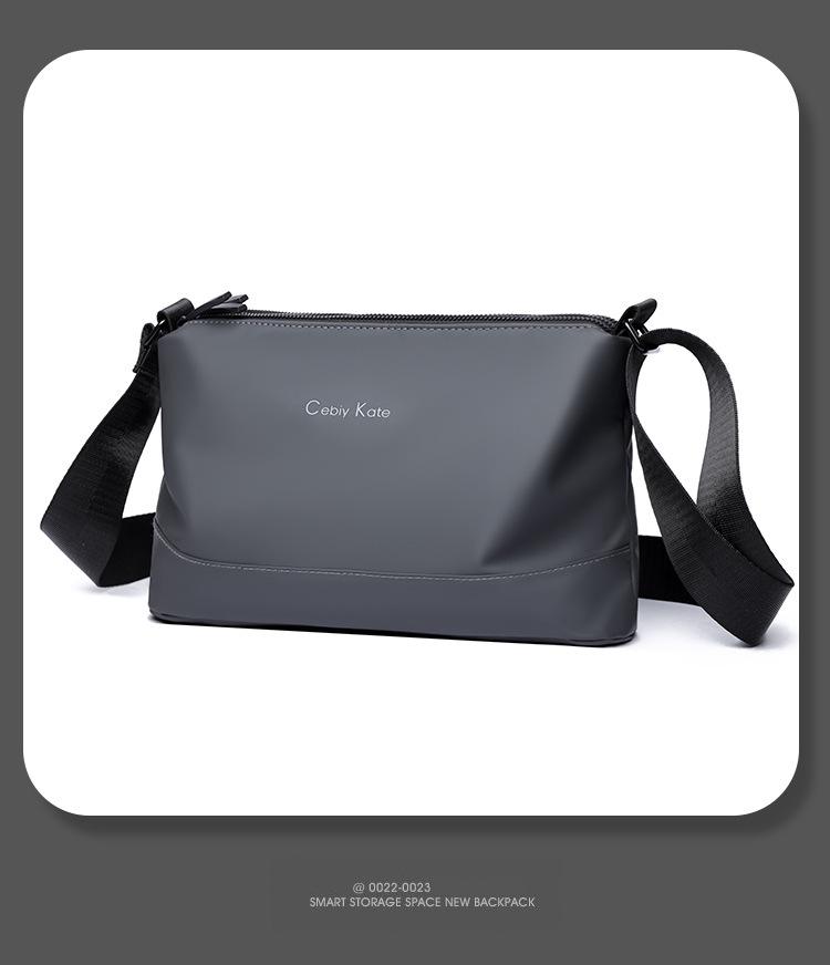 Trendy Men's Korean Crossbody & Shoulder Bag - Waterproof, Multi-Compartment, Large Capacity Backpack