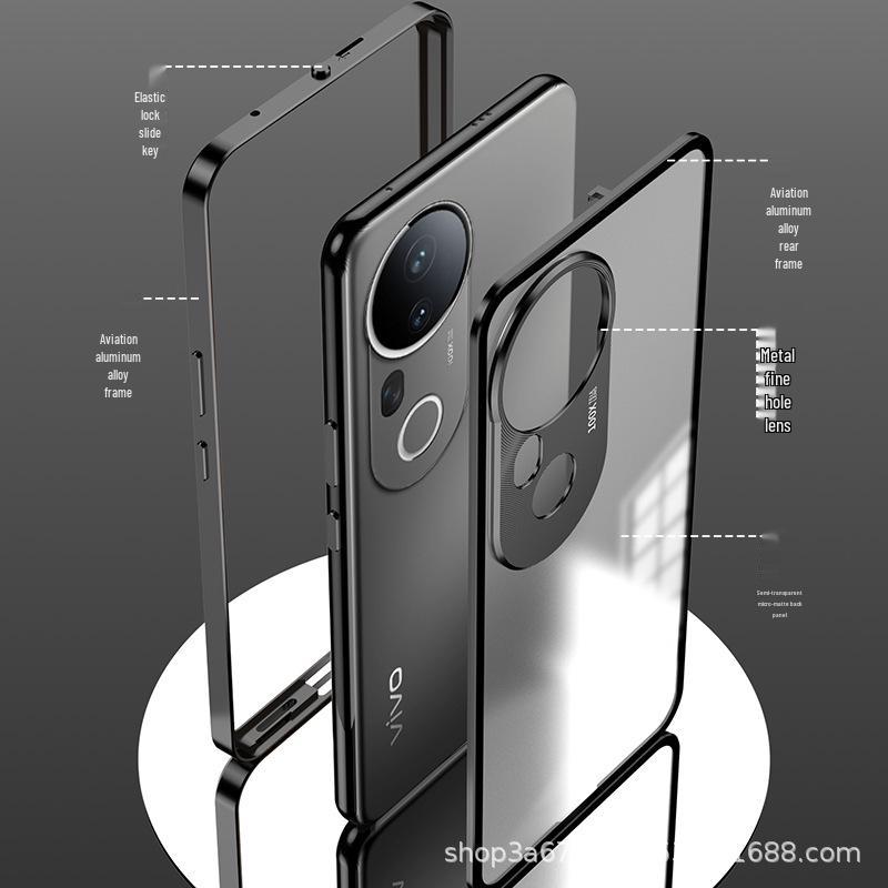 

VIVO S20Pro Magnetic Anti-Fingerprint & Drop Phone Case Elegant Silver