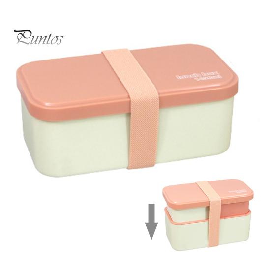 

Bento Box 1450 мл герметичный ланч-бокс штабелируемые коробки для закусок с отделениями контейнер для приготовления еды для школы офиса кемпинга розовый
