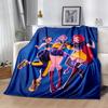 Neon Birthday Celebration Blanket Warmthful Decor Perfect for Seaside Office Chair Picnics Four Seasons Multipurpose Playful Design