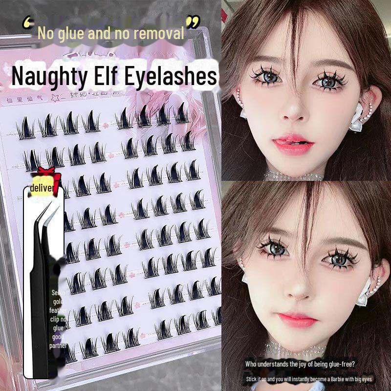 

Feixi Naughty Elf Самоклеящиеся Толстые Накладные Ресницы для Больших Кукольных Глаз