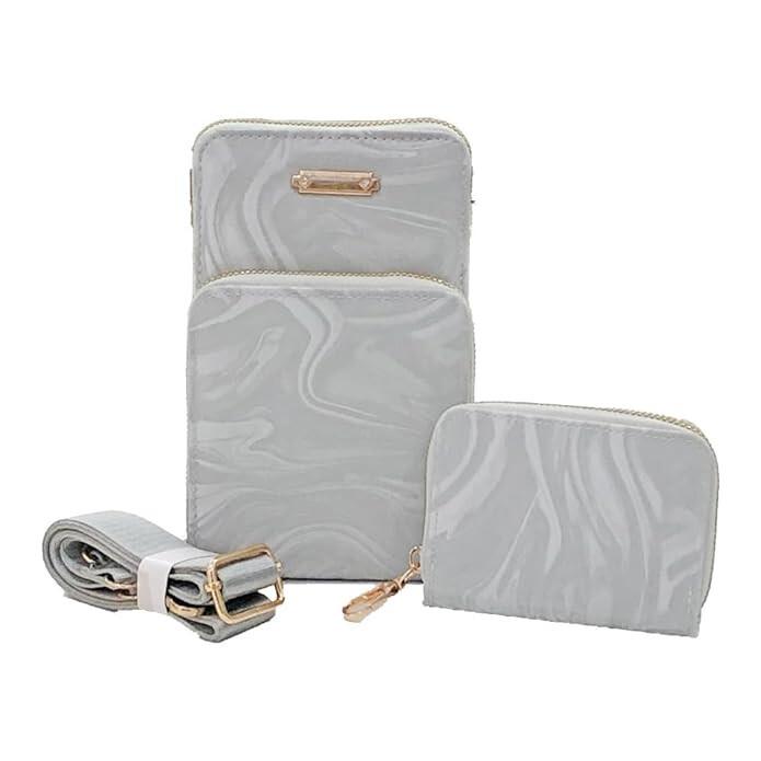 RSINC Damen Handy Umhängetasche 2 Hauptfächer 3 Taschen & 4 Kartenfächer B0DST5KJS3