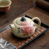 Chinese Traditional Handmade Flowers Ceramic Teapot Tea Pot Beauty Tea Infuser Kettle Travel Portable Tea Set Household Teaware