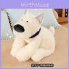 Adorable Charming White West Highland Terrier Plush Companion For Cozy Naptime And Playtime