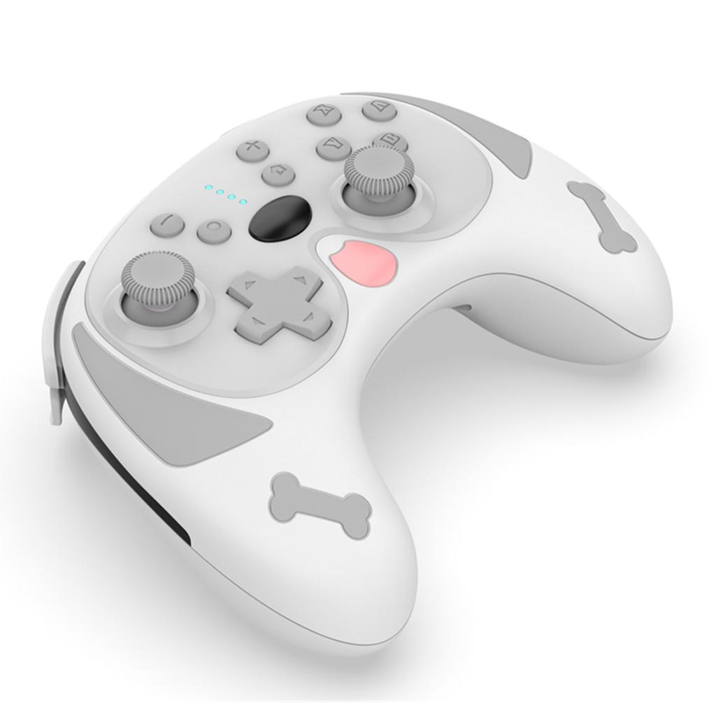Wireless Controller, Dog Style Cute Gamepad Joystick for Switch/Lite, Support Wake-up, Turbo, Gyro Axis, Dual Vibration, Motion Control Function
