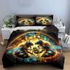 "Bee Art Three-Piece Decor" Bedding Set with 1 Duvet Cover 2 Pillowcases Single Double King Queen Gift