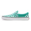 Vans Σειρά Slip-On Καρό Casual Χαμηλά Παπούτσια Skate Unisex Sneaker Πράσινο Λευκό VN0A5JMHB00