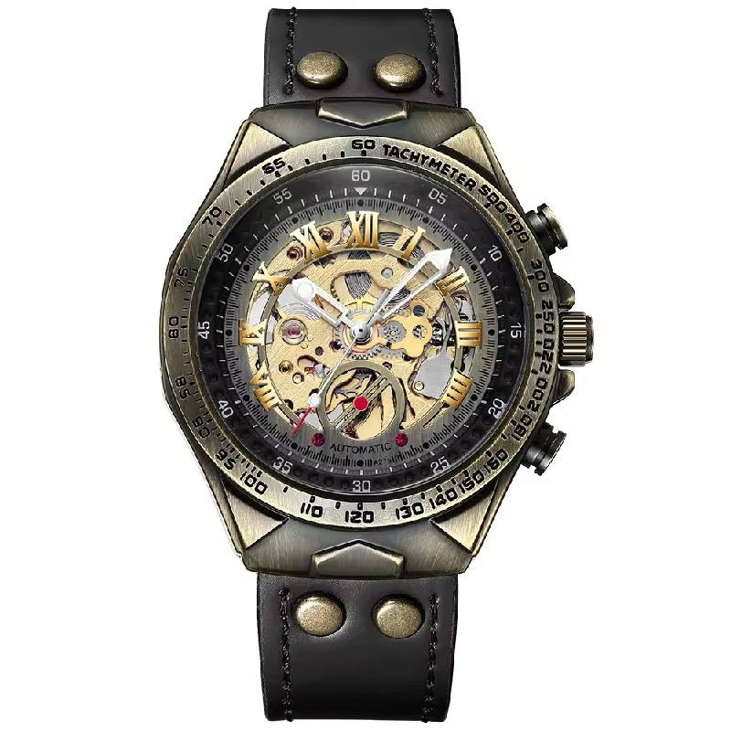 FNGEEN A275 Fashion Retro Style Reloj Hombre Waterproof Automatic Mechanical Business Luxury Men s Watch Autumn Watches for Men