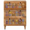 Sideboard Natural 60 x 33 x 75 cm Solid Mango Wood