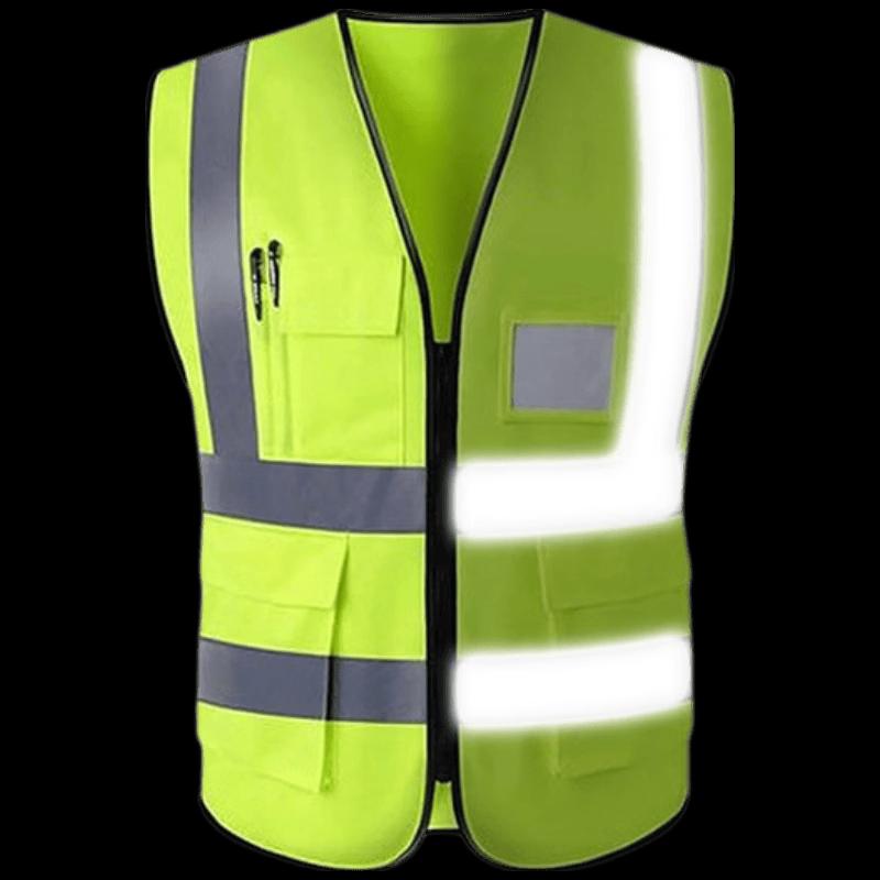 Fluorescent Green Reflective Safety Vest