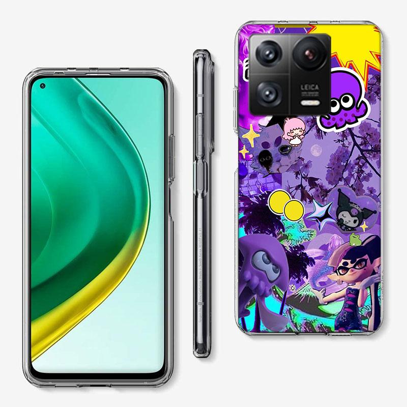 Game S-Splatoons Phone Case For Xiaomi Poco F7 Ultra X7 X6 M8 M7 M6 M4 M3 Pro X4 Mi 15 15T 14 14T 12T 12S 10T Pro 12 11 Lite Cov