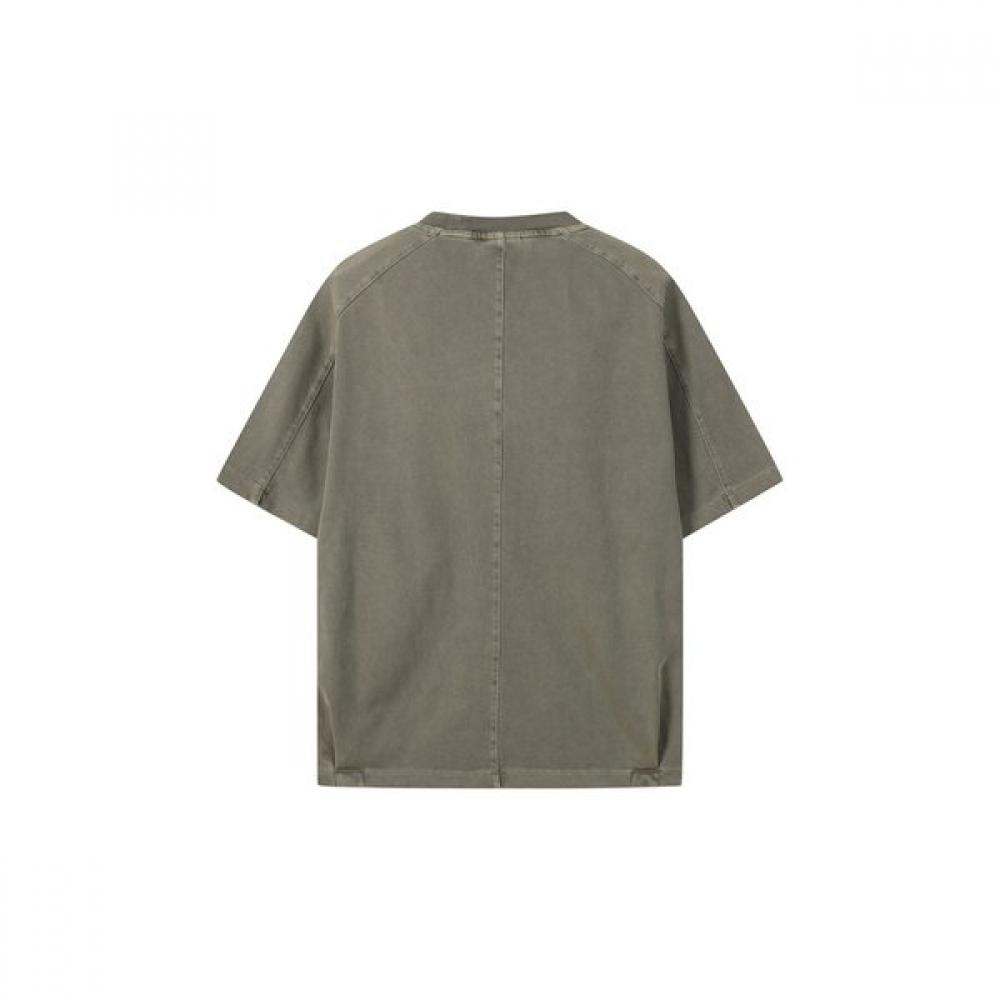 Customellow Beige Half Sleeve T shirT cwTam25622bex