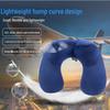 U-shaped Camelback Travel Pillow: Inflatable Neck Support for Airplane Journeys