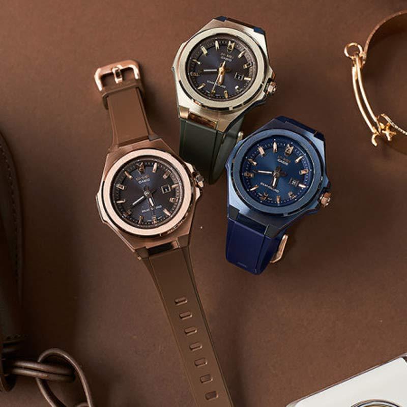 Casio BABY-G G-MS Series, Elegant and Fashionable, Solar Powered, Sports Waterproof, Solar Movement, Resin Strap, Japanese and Korean MSG-S500G-5APR