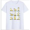 COTTON 100% Hot European and American Funny Banana Undress Short-sleeved Women's