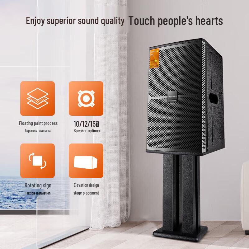 SANSUI KS315 Professional All-in-One Karaoke & PA System CN plug (adapter included)