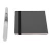 Blank Sketch Book 26 Pages Hardcover for Drawing Writing Travel Small Portable   Journal Diary Notebook 200gsm Thick Paper with Pen Black