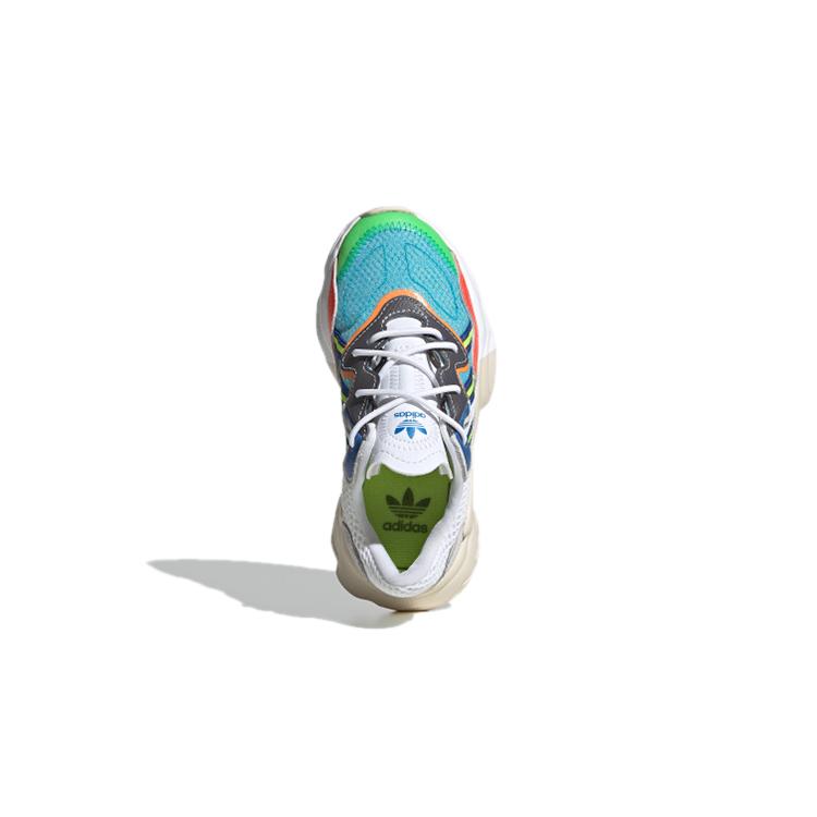 adidas Originals Ozweego Pantofi Lifestyle Respirabili și Ușori pentru Copii Albastru Alb Copii Vârsta 3 7 Ani FV7371