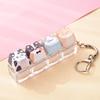Cute Cat Dog Pendant Stress-Relief Fidget Keychain Mechanical Keyboard Keychain Dog-Themed Clicker Fidget For Backpack Study