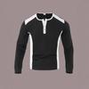 Men's European & American Style V-Neck Waffle Top - Breathable Autumn Casual Wear with Hot Buckle