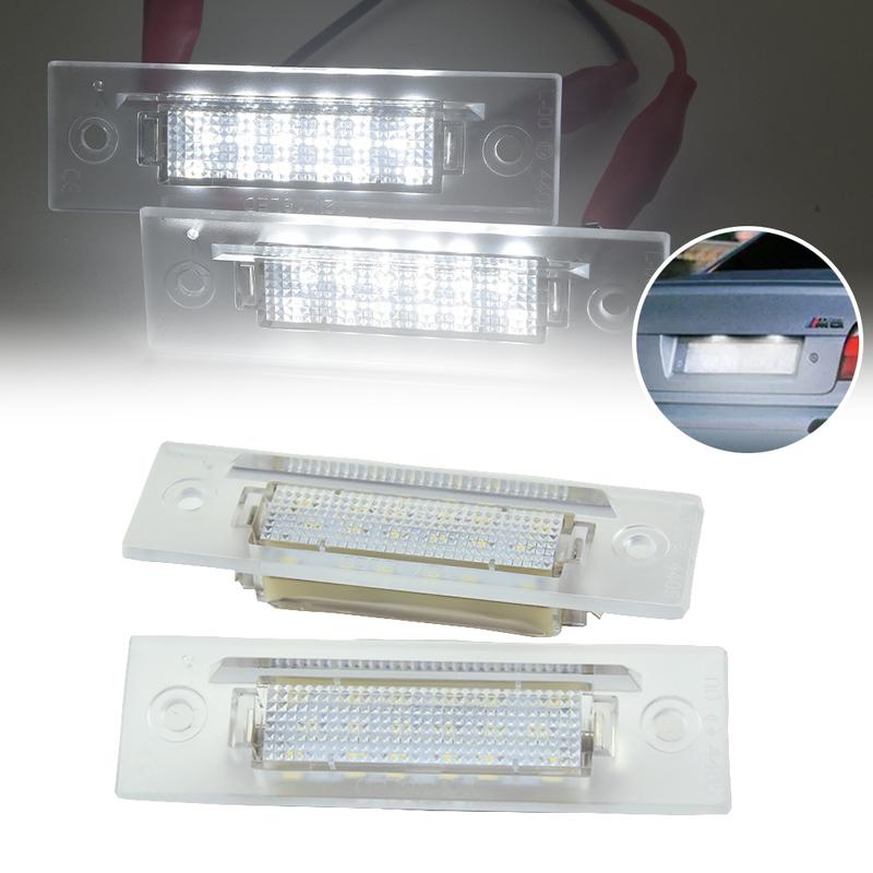 Fit For Porsche 993/911/Carrera 1994-1998 For Porsche 968 1991-1995 LED License Plate Light Car Number Plate Lights