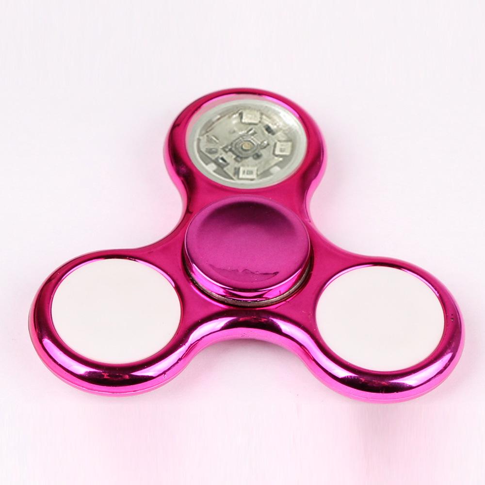 Luminous Spiral Fingertip Gyroscope with Rainbow Lights - Dazzling Spin Toy