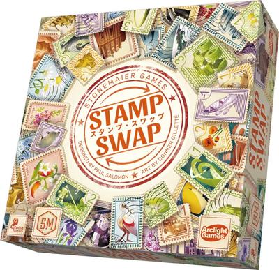 Arkwright Stamp Swap (1-5 Players, 20-60 Minutes, Ages 14+) Board Game
