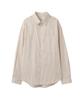 AREUBAN Mocha Pin Stripe Shirt_Mocha Ivory