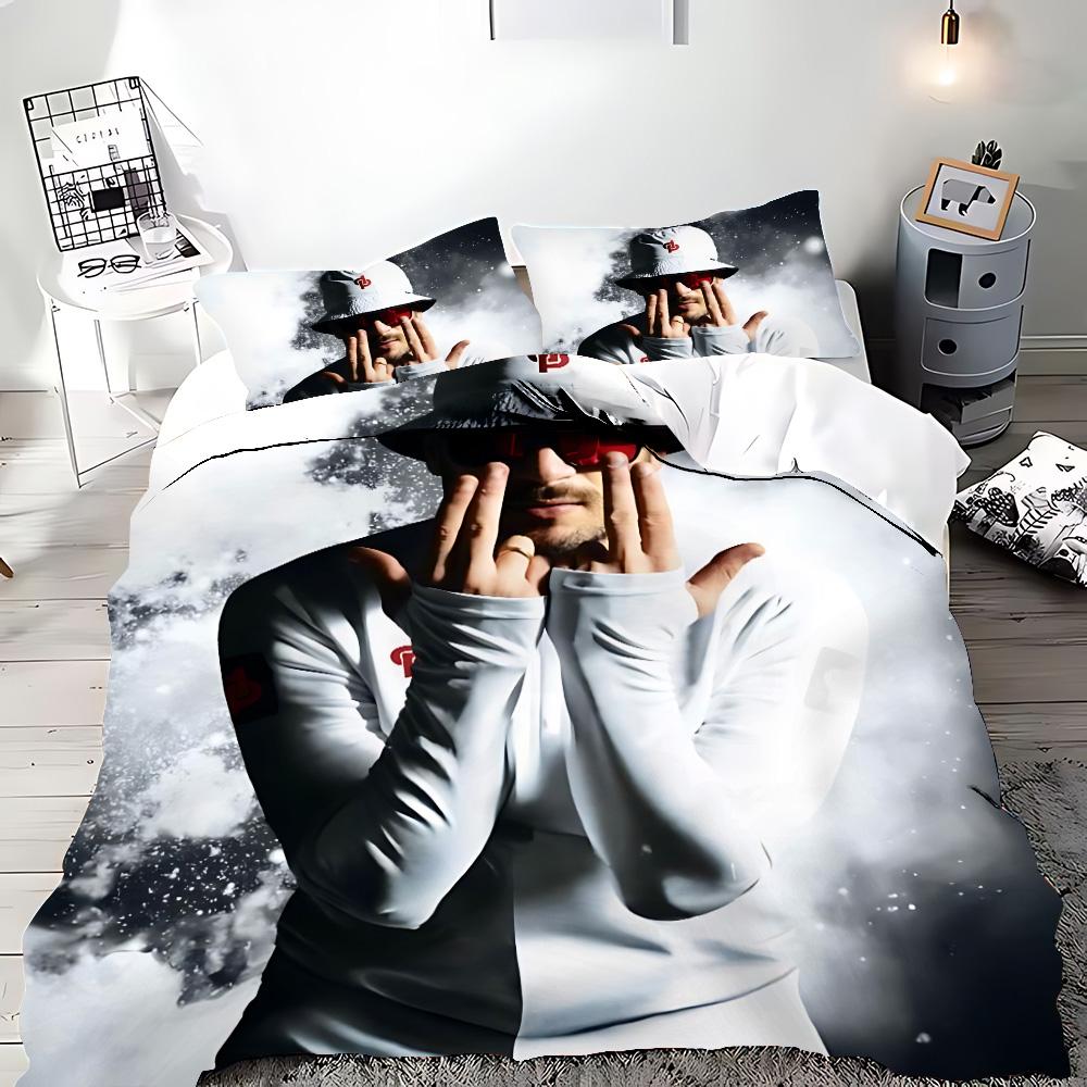 

Comforter Rapper Jul C Est Pas Des Lol Duvet Bedding Set Adult Boy Girl Bedroom Decoration Children Single Double Large Size Comforter (quilt)-EU Single(135*200cm)3pcs