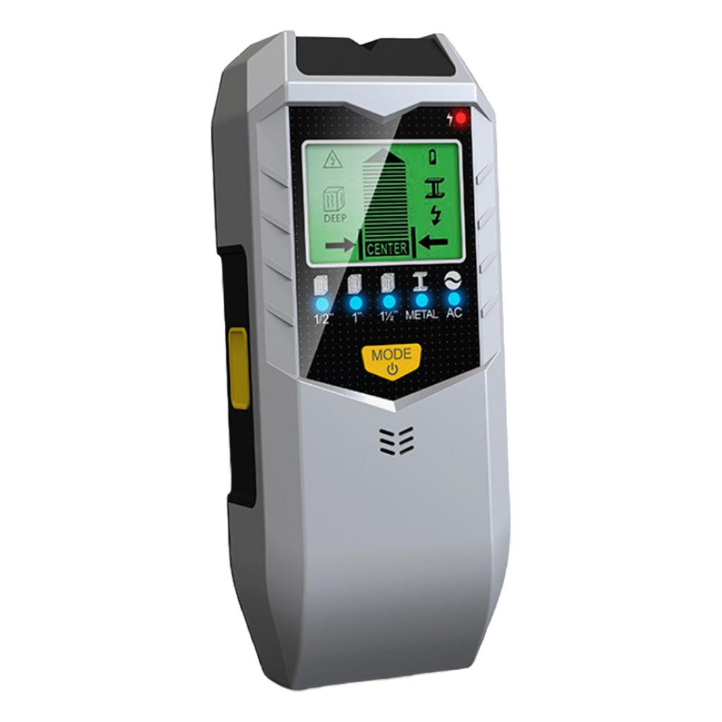 Reliable Wall Detection Device 5 in 1 Wall Scanner for Studs and Metal Detection with LCD Display and Sound Alert