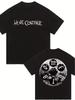Life Goes On Maes 2026 Album Merchandise T-shirt, Men's Punk Retro Unisex Hope Gothic Style T-shirt Pure Loose Casual Streetwear