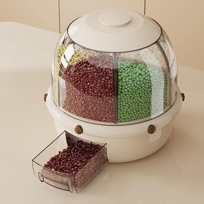 Rotating Divided Multi-Grain Dispenser